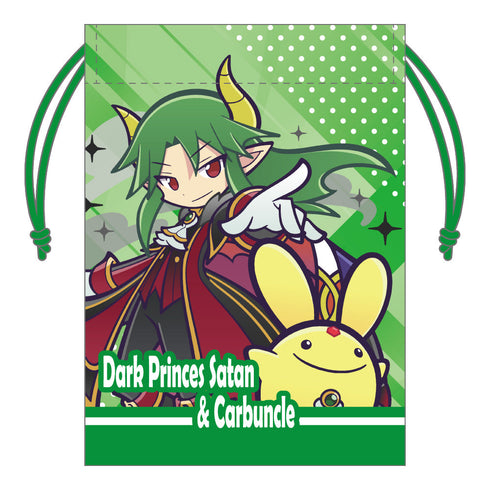 『ぷよぷよ』ミニ巾着 闇の貴公子サタン&カーバンクル
