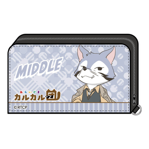 『あらいぐま カルカル団』ミニウォレット ミドル