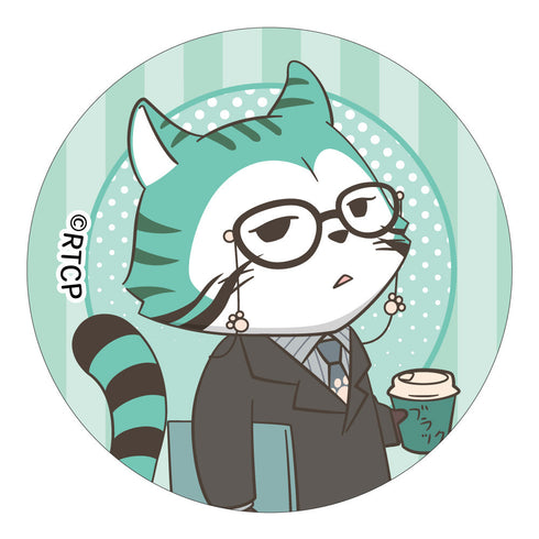 『あらいぐま カルカル団』トレーディング缶バッジ【BOX】