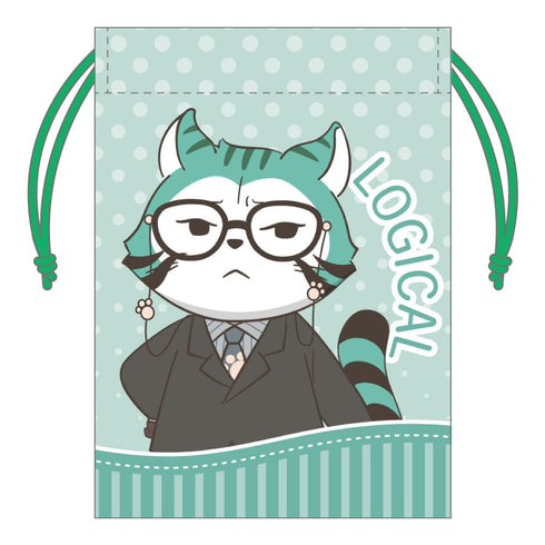 『あらいぐま カルカル団』ミニ巾着 ロジカル