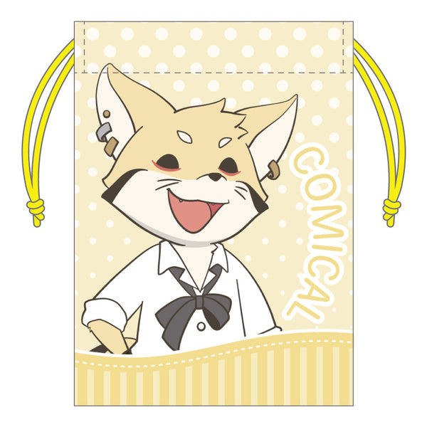 『あらいぐま カルカル団』ミニ巾着 コミカル