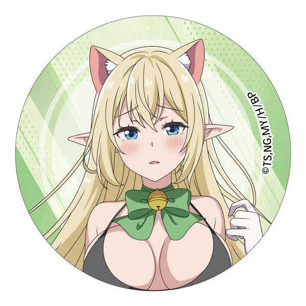 『Sランクモンスターの《ベヒーモス》だけど、猫と間違われてエルフ娘の騎士(ペット)として暮らしてます』描き下ろし 缶バッジ アリア
