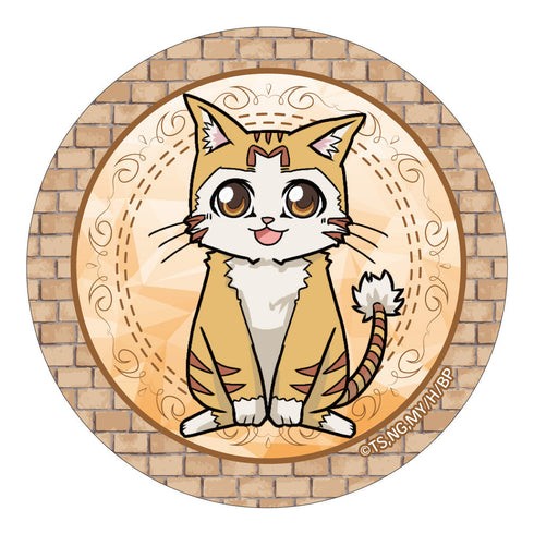 『Sランクモンスターの《ベヒーモス》だけど、猫と間違われてエルフ娘の騎士(ペット)として暮らしてます』トレーディング缶バッジ【BOX】