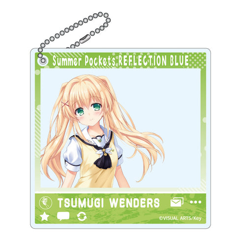 『Summer Pockets REFLECTION BLUE』SNSぽいアクリルキーホルダー 紬ヴェンダース