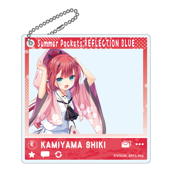 『Summer Pockets REFLECTION BLUE』SNSぽいアクリルキーホルダー 神山識