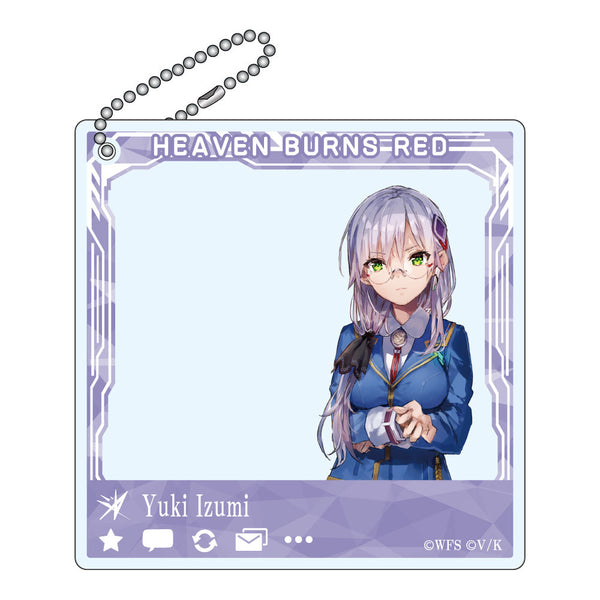 『ヘブンバーンズレッド』SNSぽいアクリルキーホルダー 和泉ユキ