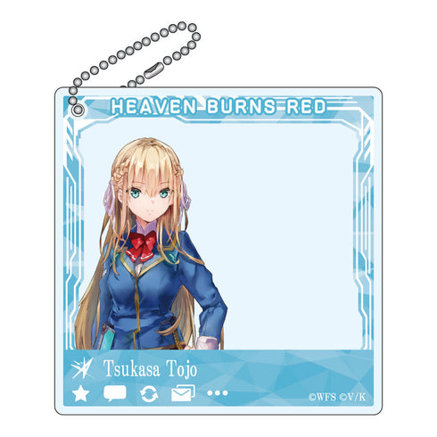 『ヘブンバーンズレッド』SNSぽいアクリルキーホルダー 東城つかさ