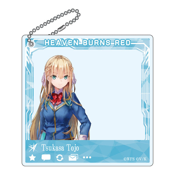 『ヘブンバーンズレッド』SNSぽいアクリルキーホルダー 東城つかさ