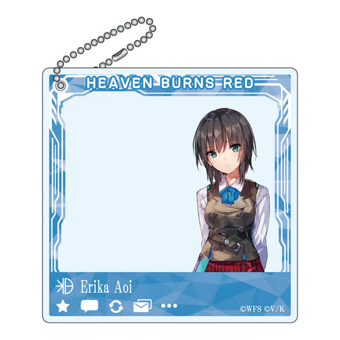 『ヘブンバーンズレッド』SNSぽいアクリルキーホルダー 蒼井えりか