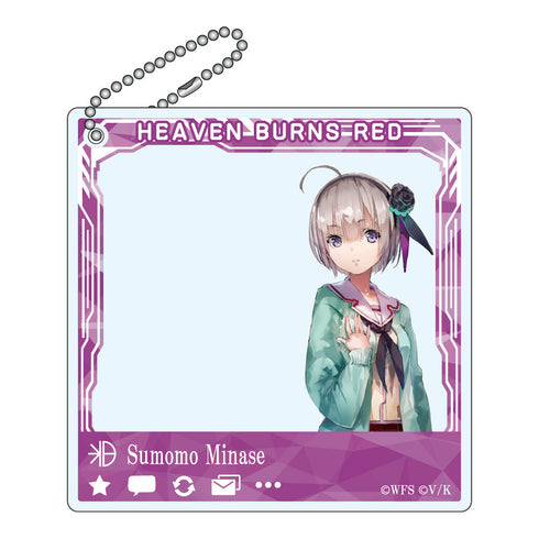 『ヘブンバーンズレッド』SNSぽいアクリルキーホルダー 水瀬すもも