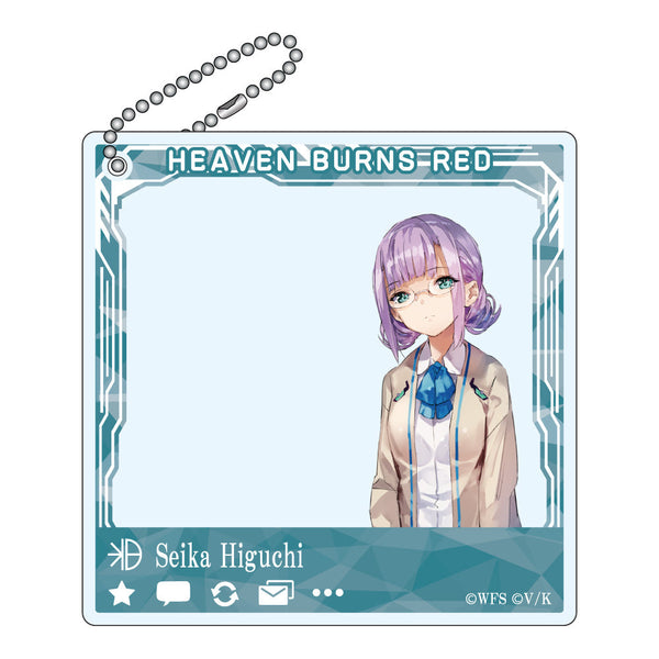 『ヘブンバーンズレッド』SNSぽいアクリルキーホルダー 樋口聖華