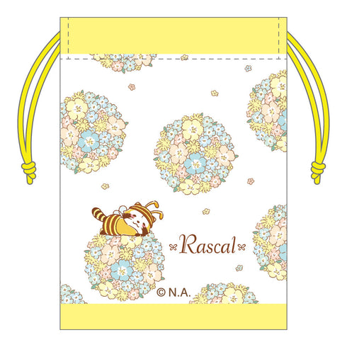 『ラスカル』FlowerDesignみつばち ミニ巾着 A