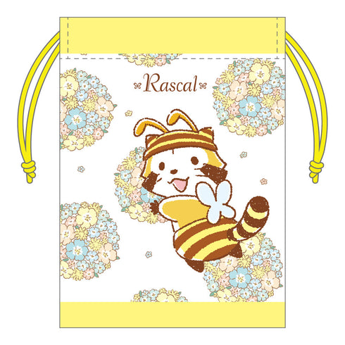 『ラスカル』FlowerDesignみつばち ミニ巾着 A