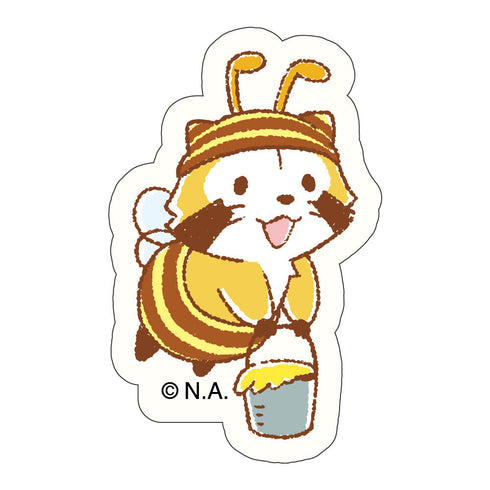 『ラスカル』FlowerDesignみつばち フレークステッカー