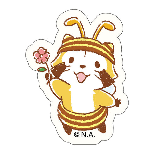 『ラスカル』FlowerDesignみつばち フレークステッカー
