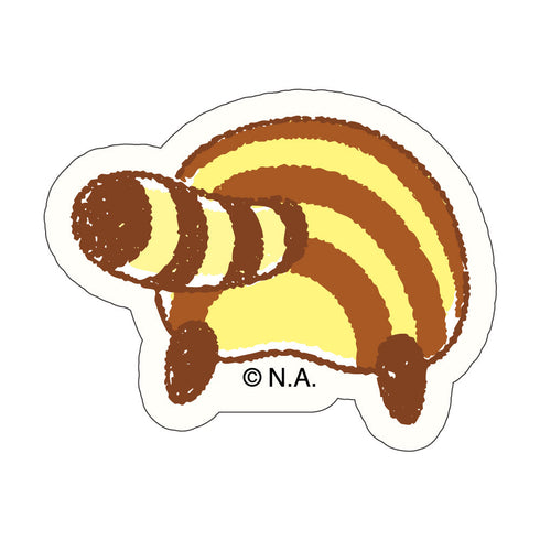 『ラスカル』FlowerDesignみつばち フレークステッカー