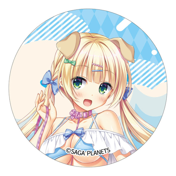 『金色ラブリッチェ』描き下ろし 缶バッジ シルヴィア・ル・クルスクラウン・ソルティレージュ・シスア わんこver.