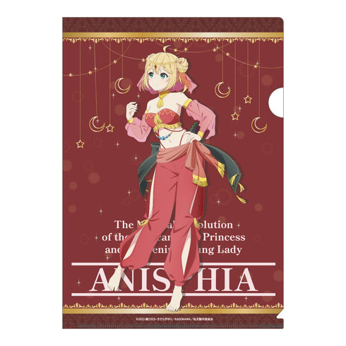 『転生王女と天才令嬢の魔法革命』描き下ろし クリアファイル アニス 踊り子ver.