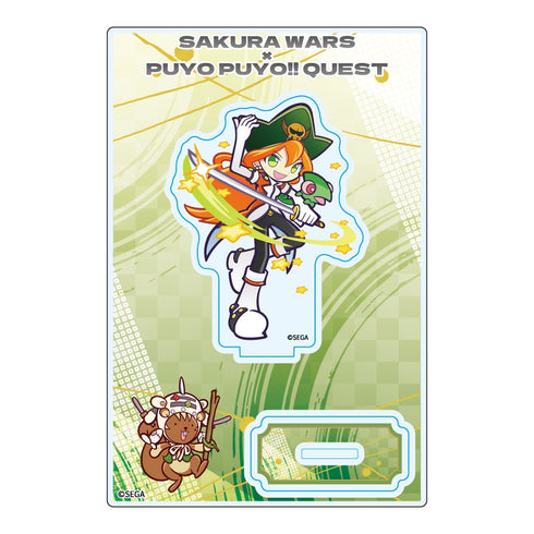"Puyo Puyo" Acrylic Stand: Carrie Ver. Gemini - Sakura Wars Collaboration Illustration by Puyo Quest