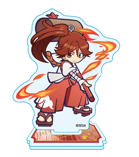 "Puyo Puyo" Acrylic Stand: Hatsuhime Shinonome—New Sakura Wars Collaboration Illustration by Puyo Quest