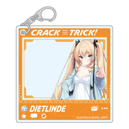 『CRACK≡TRICK!』SNSぽいアクリルキーホルダー ディートリンデ・フォルガン