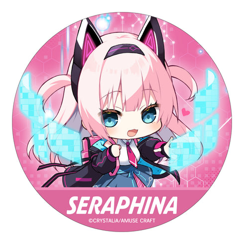 "CRACK≡TRICK!" Pin Badge: Seraphina Glaschani
