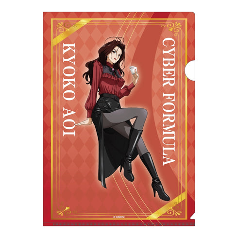 "New Century GPX Cyber Formula SAGA" Original Illustration Clear File: Kyoko Aoi (Casino Ver.)