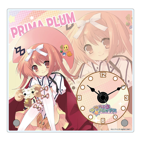 『ななついろ★ドロップス』テーブルクロック プリマ・プラム
