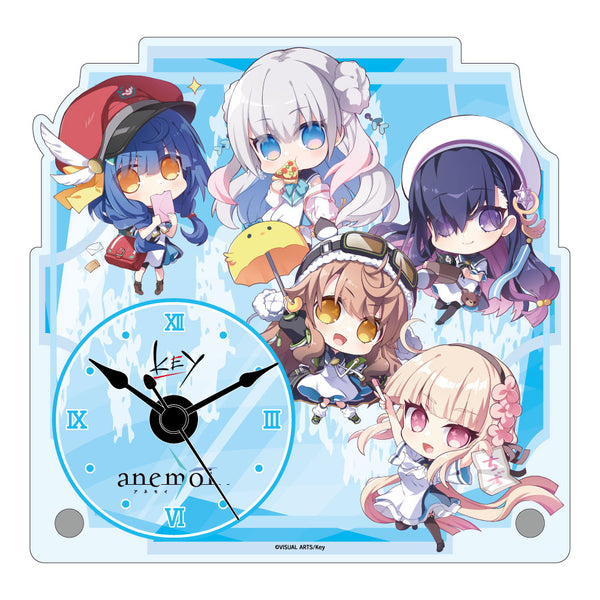 『anemoi』テーブルクロック デフォルメ