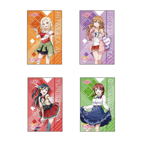 『ラブライブ!虹ヶ咲学園スクールアイドル同好会』サテン地ステッカー A 第1弾【BOX】【202409再販】