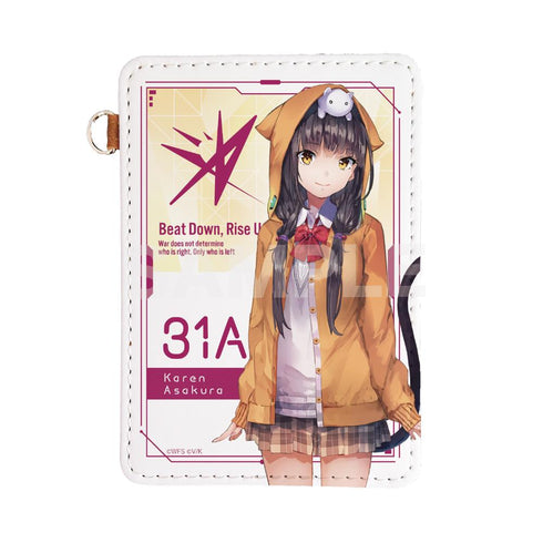 『ヘブンバーンズレッド』レザーパスケース /05 朝倉可憐【202502再販】