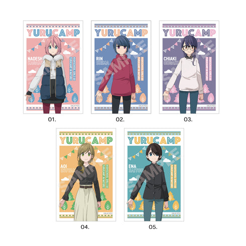 『映画 ゆるキャン△』サテン地ステッカー 01 第1弾(全5種)A BOX【202406再販】