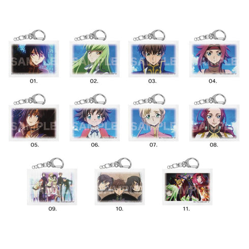 《Code Geass:反叛的魯路修 失落的故事》微型畫布鑰匙圈 /01 第1彈(全11種)【BOX】【202608再版】
