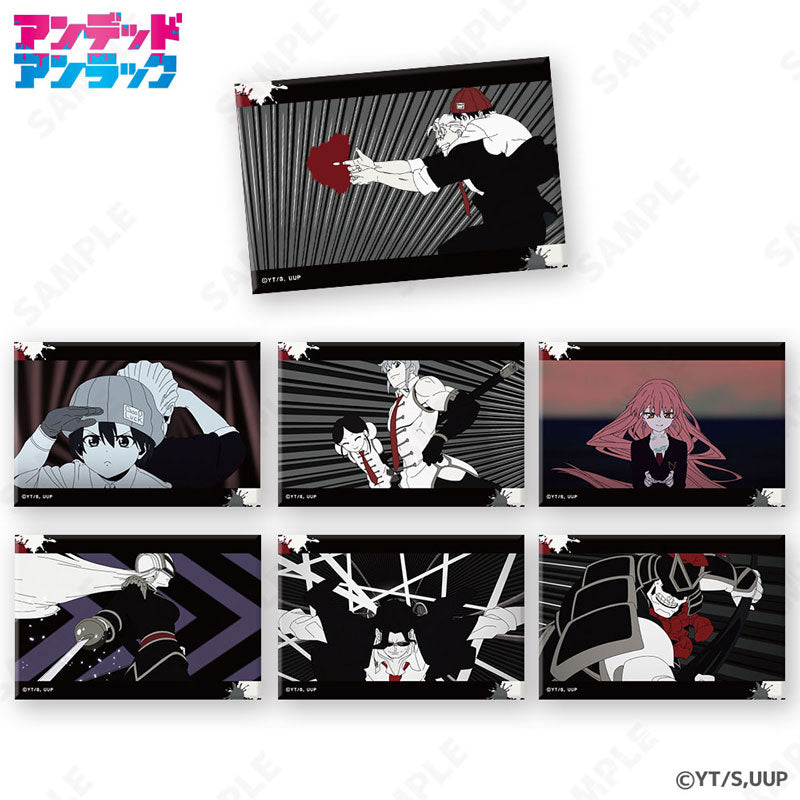 アンデッドアンラック』〈特典付き〉トレーディングスクエア缶バッジ B