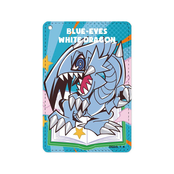 『遊☆戯☆王デュエルモンスターズ』青眼の白龍 トゥーン・ワールド テイストデフォルメ 1ポケットパスケース【202510再販】