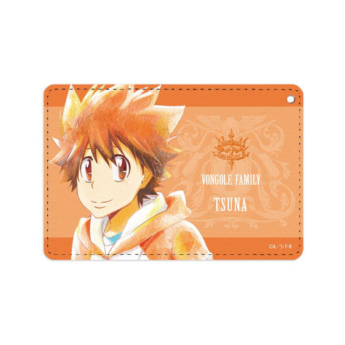 『家庭教師ヒットマンREBORN!』沢田 綱吉 Ani-Art aqua label 1ポケットパスケース【202412再販】