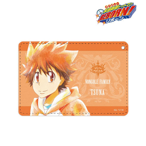 『家庭教師ヒットマンREBORN!』沢田 綱吉 Ani-Art aqua label 1ポケットパスケース【202412再販】