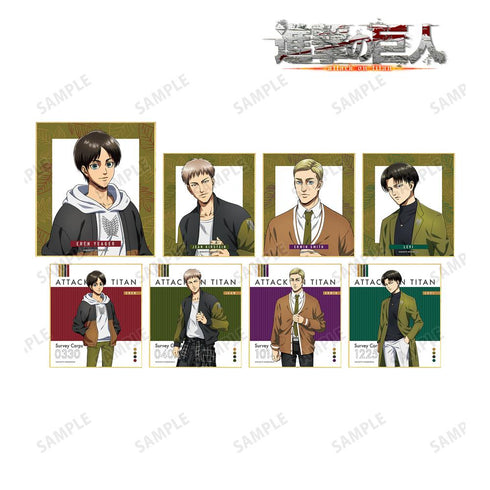 『進撃の巨人』描き下ろしイラスト シミラールックver. トレーディングミニ色紙(単位/BOX)【202507再販】