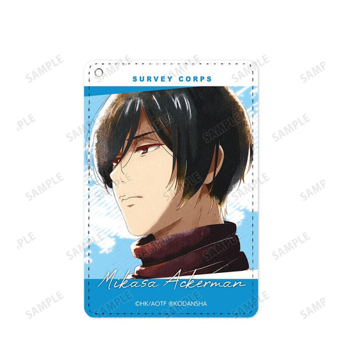 『進撃の巨人』ミカサ Ani-Art aqua label 1ポケットパスケース【202603再販】