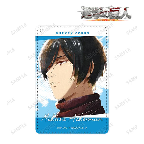 『進撃の巨人』ミカサ Ani-Art aqua label 1ポケットパスケース【202603再販】