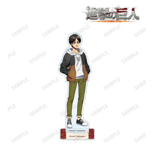 『進撃の巨人』描き下ろしイラスト エレン シミラールックver. BIGアクリルスタンド【202603再販】