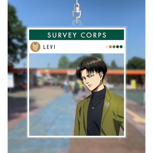 『進撃の巨人』描き下ろしイラスト リヴァイ シミラールックver. フォトフレーム風BIGアクリルキーホルダー【202603再販】