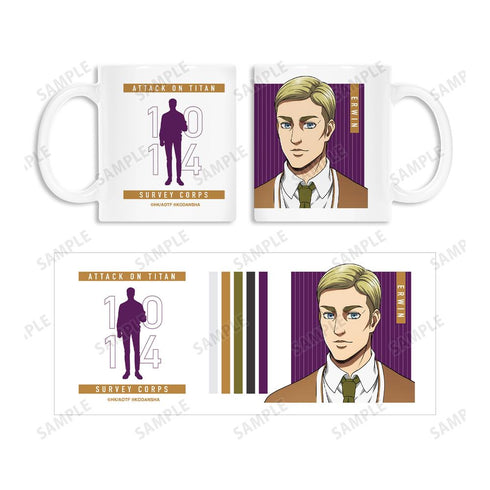 『進撃の巨人』描き下ろしイラスト エルヴィン シミラールックver. マグカップ【202512再販】