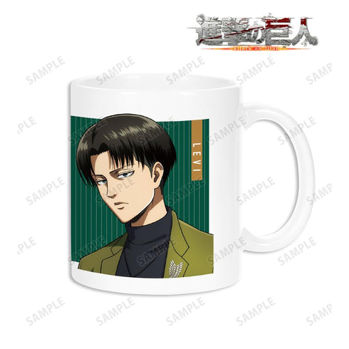 『進撃の巨人』描き下ろしイラスト リヴァイ シミラールックver. マグカップ【202512再販】
