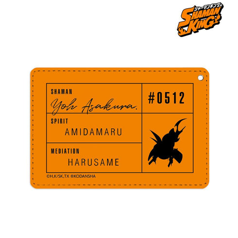 『SHAMAN KING』麻倉 葉&阿弥陀丸 オーバーソウル 1ポケットパスケース【202510再販】
