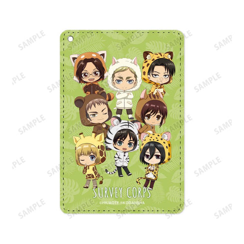 『進撃の巨人』調査兵団 ちびキャラ 1ポケットパスケース【202510再販】