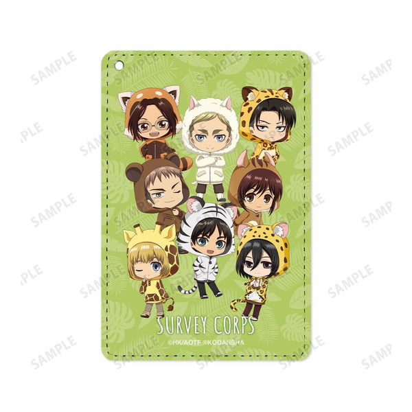 『進撃の巨人』調査兵団 ちびキャラ 1ポケットパスケース【202504再販】