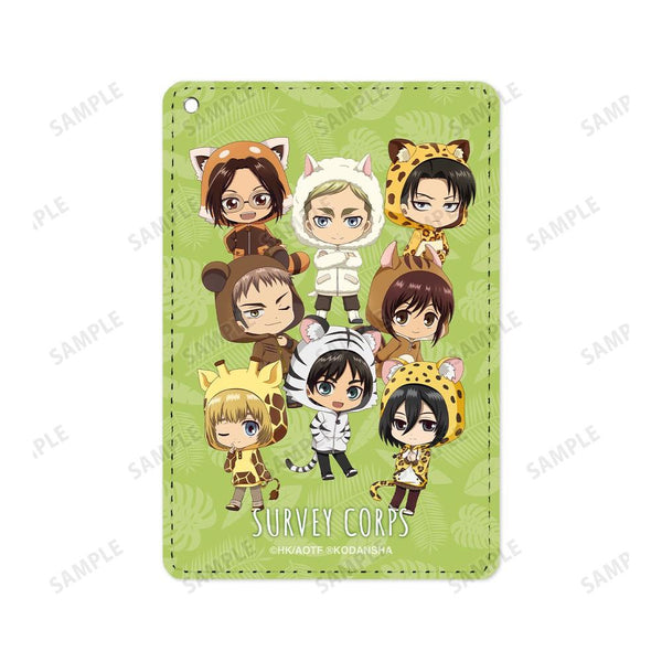 『進撃の巨人』調査兵団 ちびキャラ 1ポケットパスケース【202603再販】