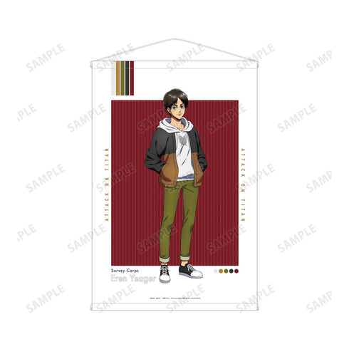 『進撃の巨人』描き下ろしイラスト エレン シミラールックver. B2タペストリー【202510再販】