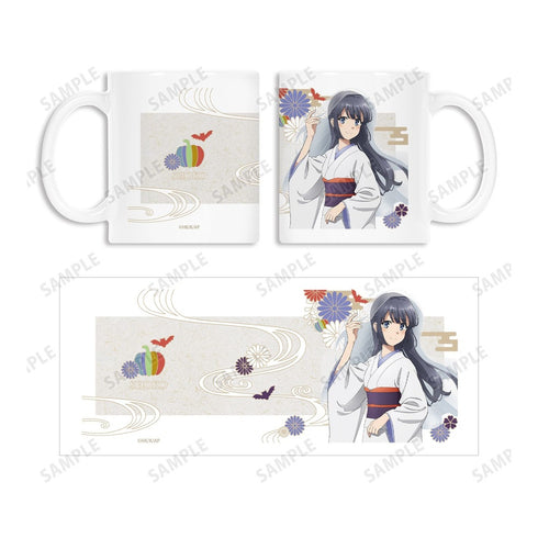 《青春猪男不会梦见兔女郎前辈》全新绘制插画 牧之原翔子 和风万圣节版 马克杯【202610再版】